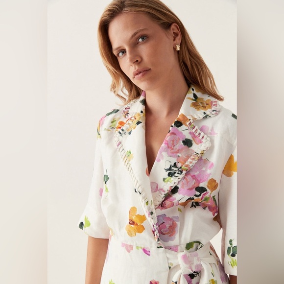 Tabitha Wrap Front Midi Dress - Picture 3 of 10